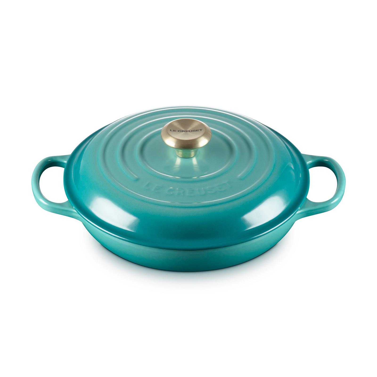Signature Sh.Casserole/Braiser Light Gold Knob image number 1