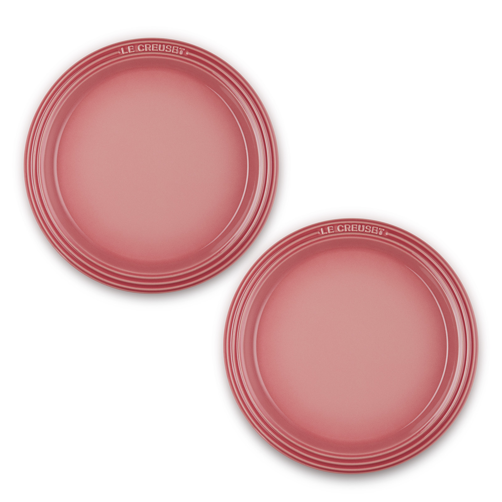 レジェ・プレート 23cm (2枚入り) ローズクオーツ