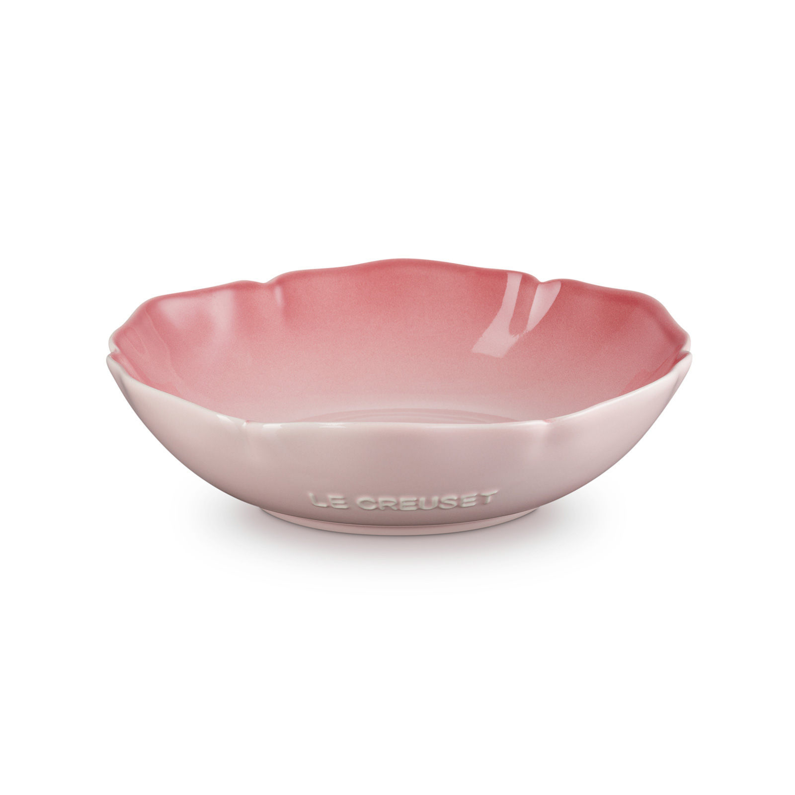 ルクルーゼ　エレガントフリルディシュ　ナチュラルピンク　2枚セット　新品✨ エレガントフリル・ディッシュ ナチュラルピンク | ボール・ディッシュ