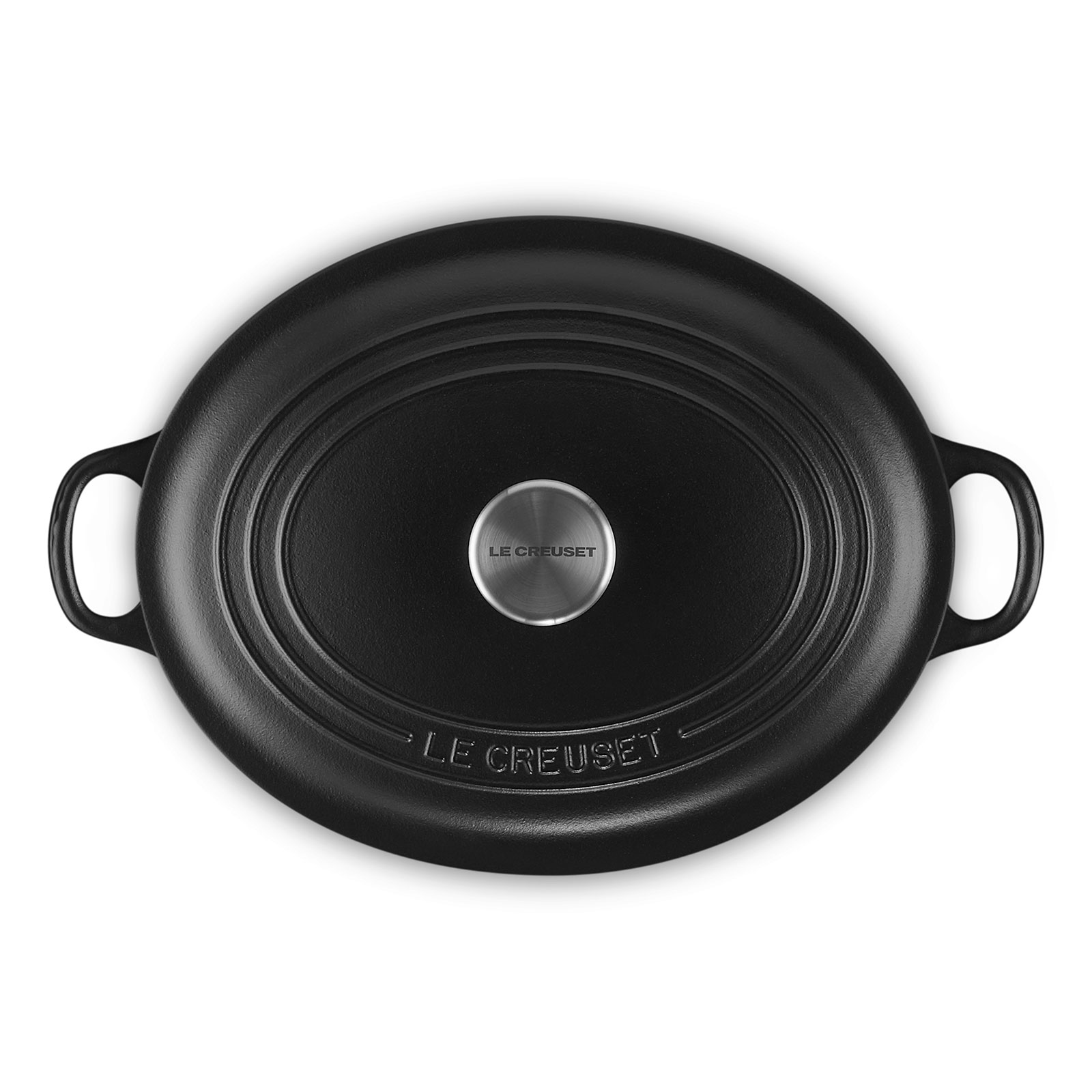 ココット・オーバル 27cm マットブラック (ブラックマット