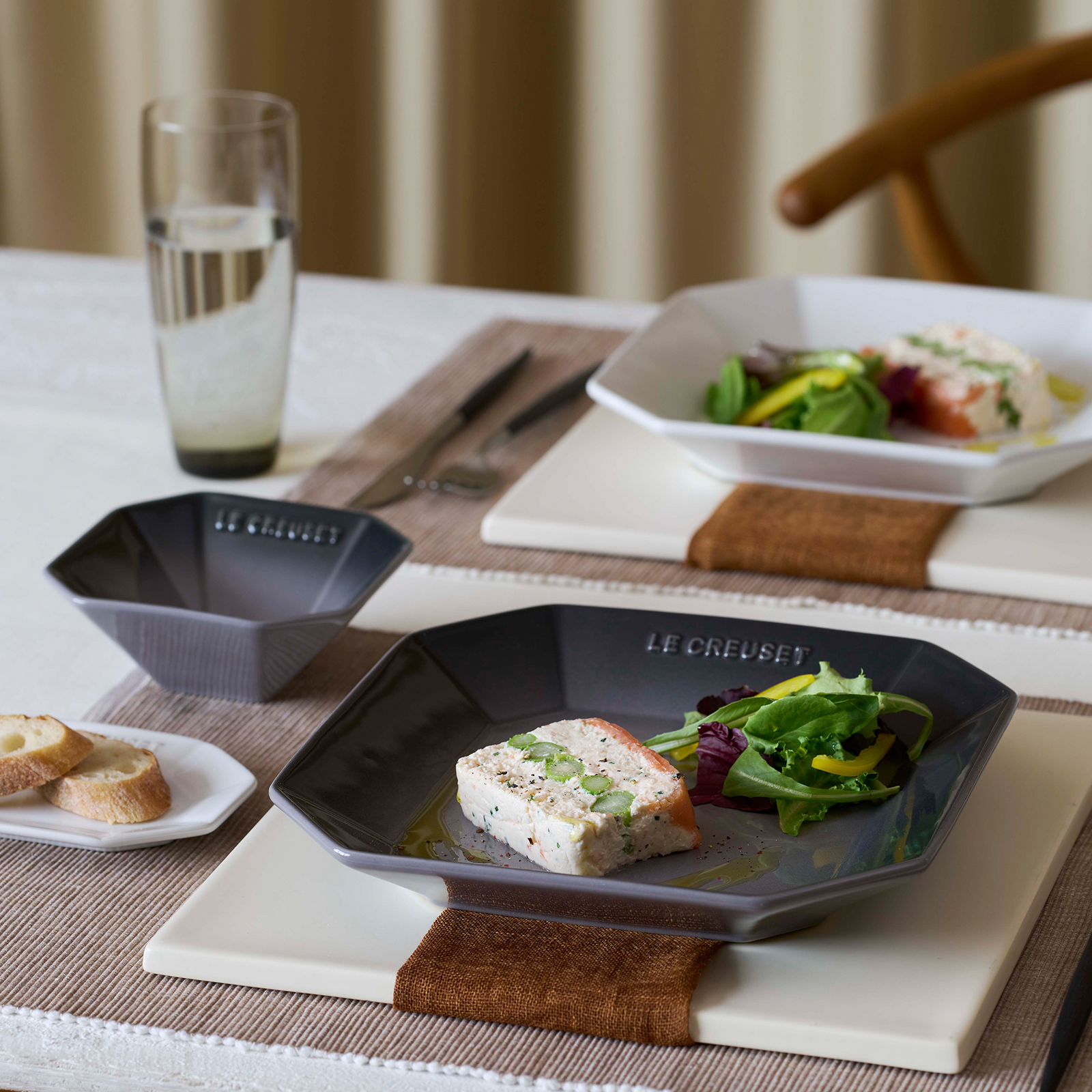 オクタゴン ディッシュ 12cm フリント | タイムセール ｜ル・クルーゼ