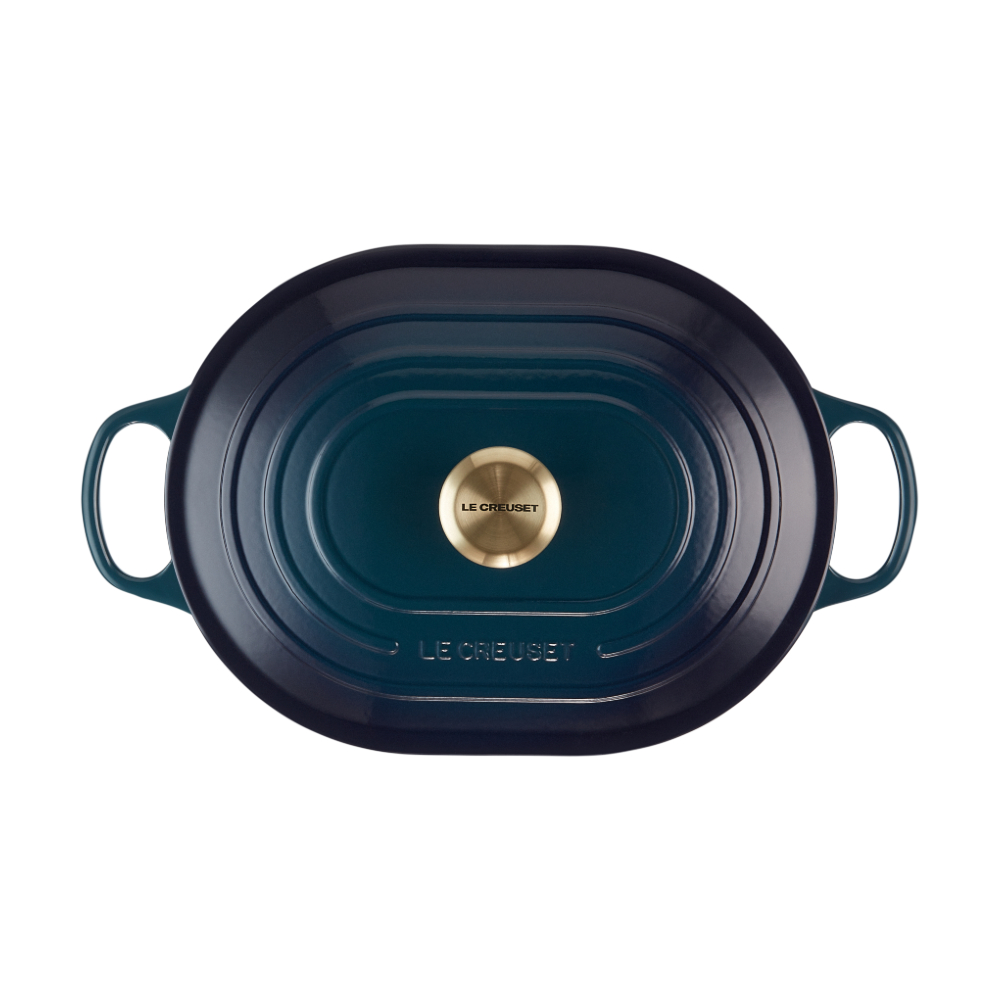 ル・クルーゼ　オブロングマルミット　アガベ シグニチャー オブロング・マルミット 31cm アガベ (ライトゴールド