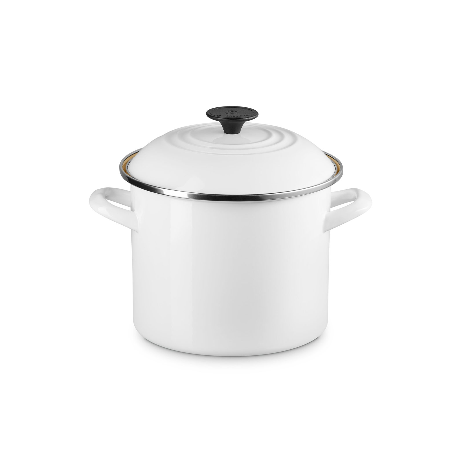 ルクルーゼ　ストックポット　20cm 5.3リットル 両手鍋　ホワイト ストックポット 20cm ホワイト | 両手鍋 ｜ル・クルーゼ（Le