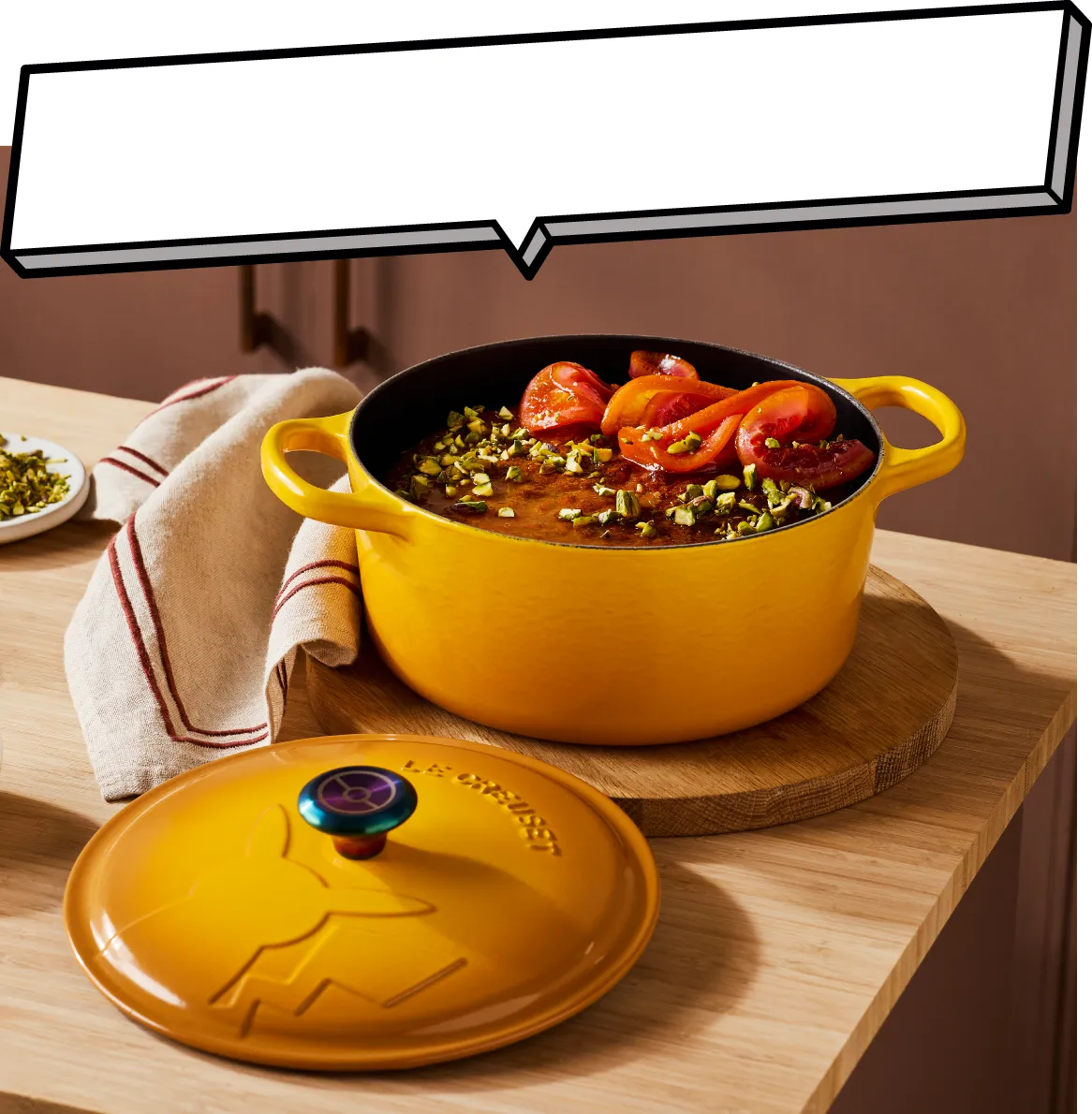 オレンジとピスタチオのケーキ