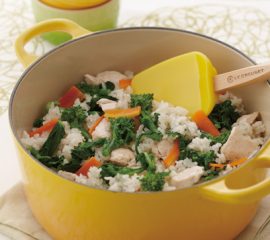 菜の花の炊き込みご飯