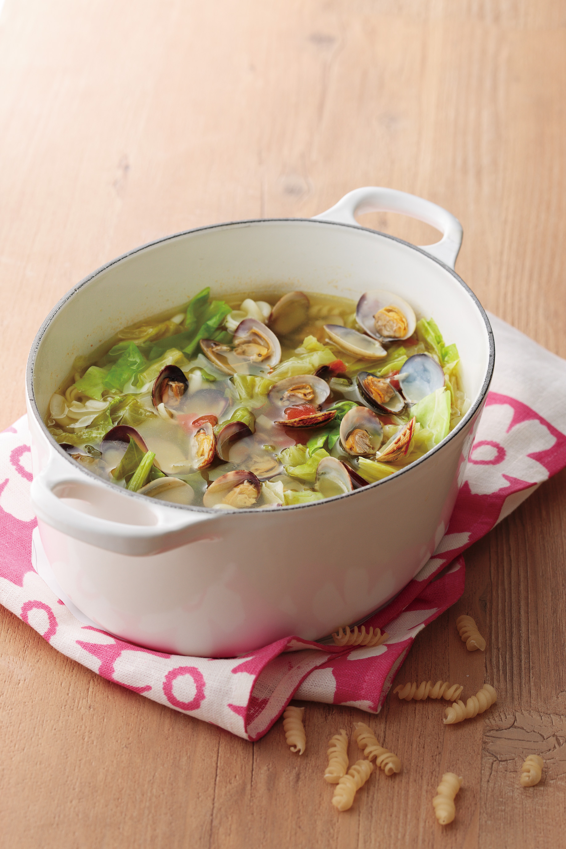 春キャベツとあさりのスープ