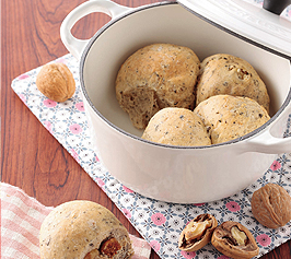 紅茶、イチジクとくるみのパンの作り方