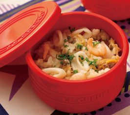 シーフードピラフの作り方