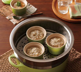 イワシのつくね蒸し 梅肉だし餡かけの作り方