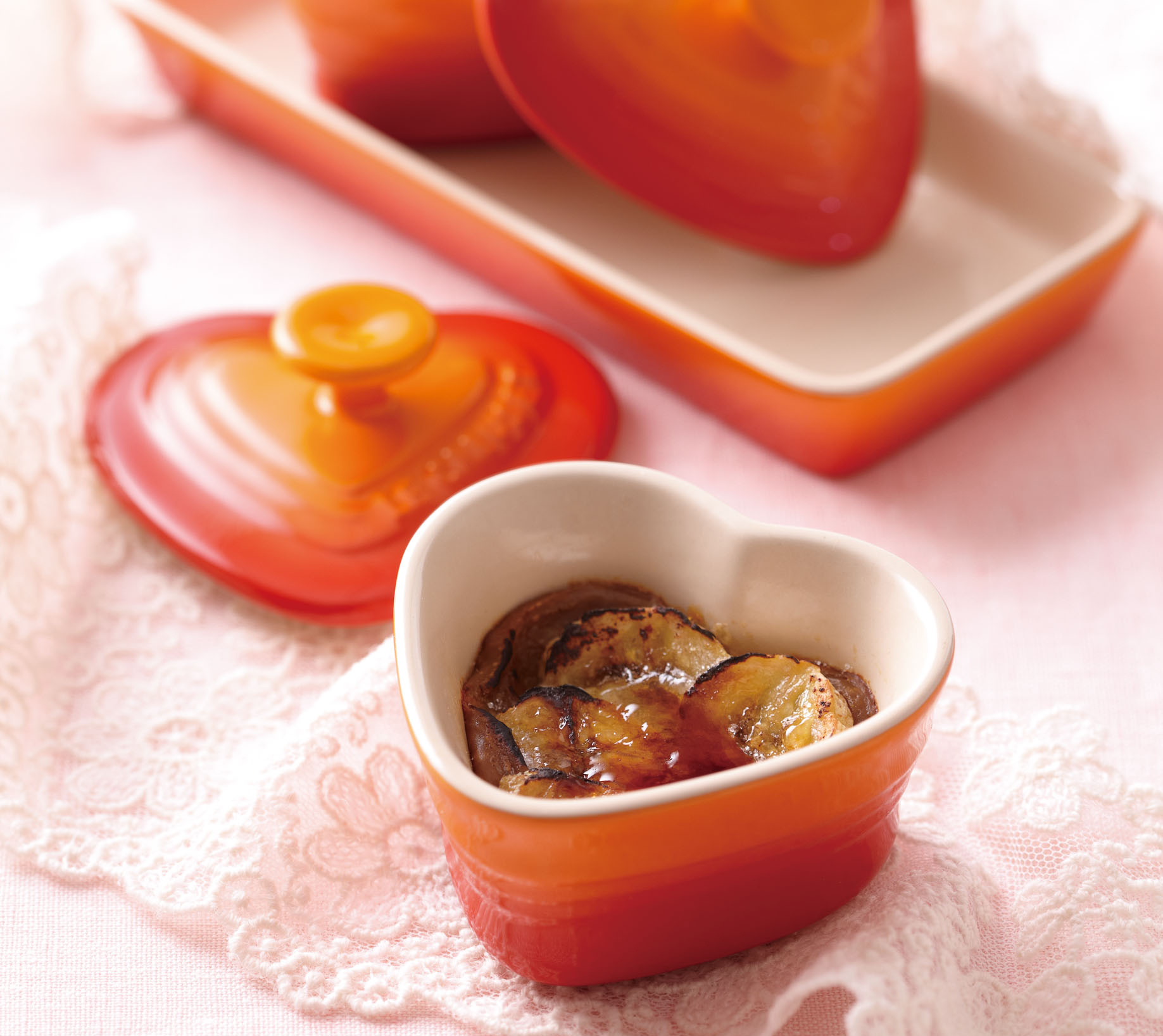 バナナの黒糖ブリュレ