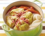 キャベツ丸ごとスープ＜野菜だしアレンジ＞