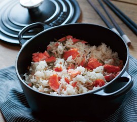 鮭の炊き込みご飯
