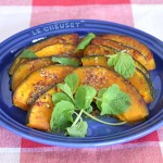 かぼちゃの蒸し煮 ハニーマスタードソース