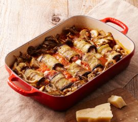 秋茄子の包み焼き(インボルティーニ)