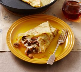 ブルーチーズのクレープ