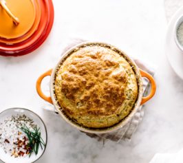 フェンネルとベーコンチーズのスフレの作り方