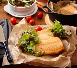 ホット・スモークサーモン