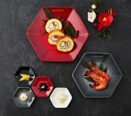 伊達巻き寿司・海老のうま煮