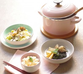 あさりとキャベツの塩麹蒸し・たけのこ塩麹ご飯・発酵調味料で作る鶏入り若竹煮