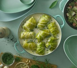 ロールキャベツのクリームシチューの作り方