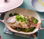 清蒸魚(チンジャンユー) 中華風蒸し魚